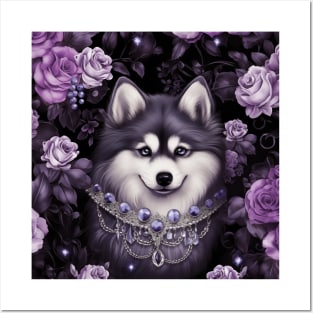 Goth Pomsky Posters and Art